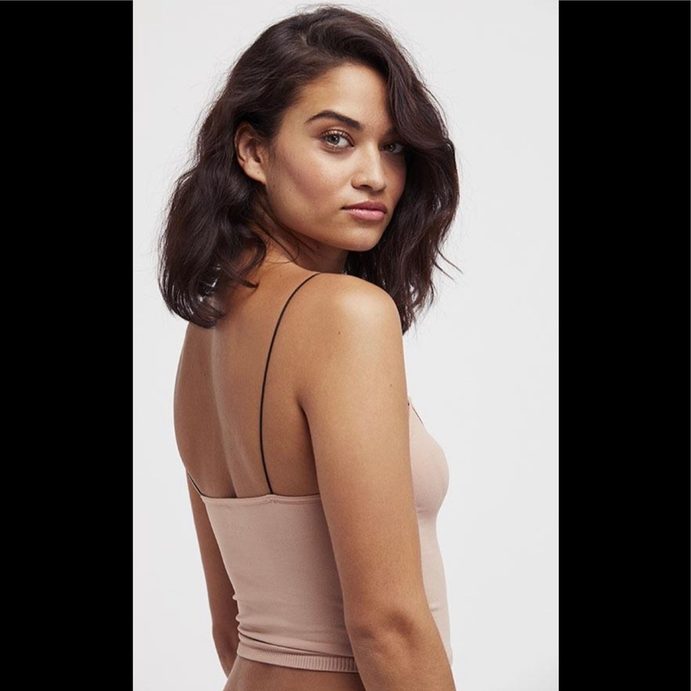 NWT Free People Cropped Cami Nude XS/S - Picture 3 of 8